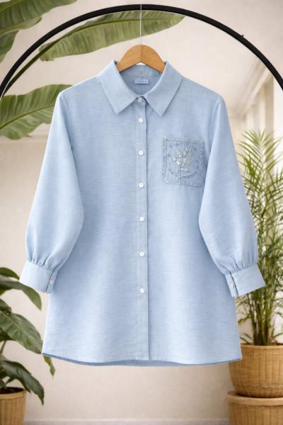 Cep işlemeli tunik Bebemavi BK9551