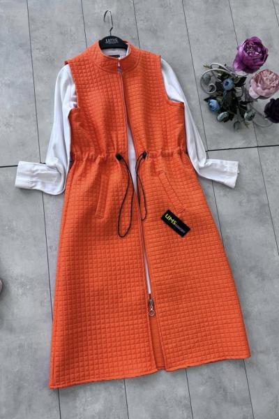 Morra kapitone yelek Turuncu UMS5000