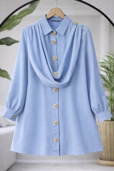 Omuzdan şal detaylı Tunik Bebemavi TCN40168