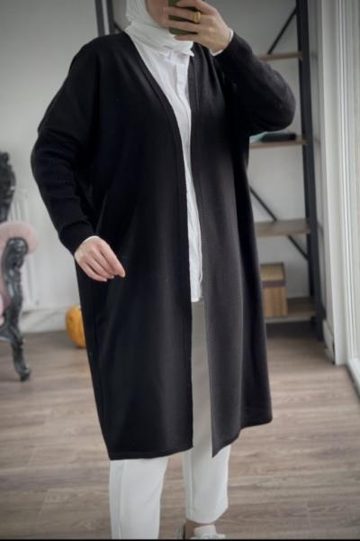 1471 Oversize mevsimlik hırka siyah