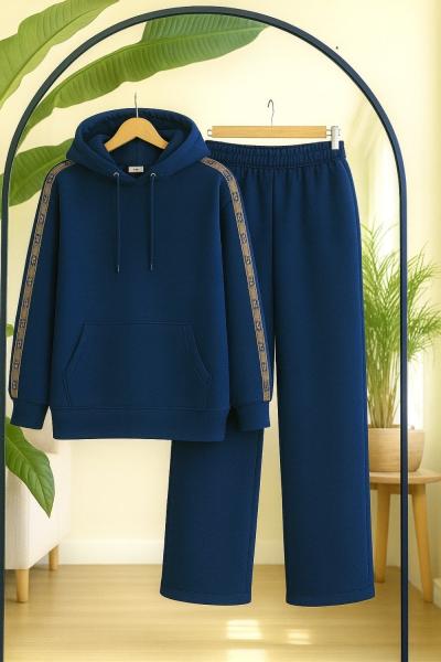 Kol şeritli üçiplik Takım Lacivert UMS50334