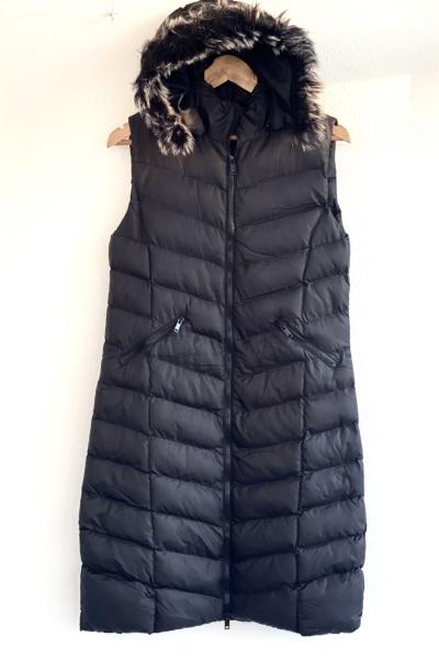 Seyyar kapşonlu Şişme yelek Siyah FİX30197