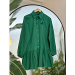 Nakışlı Kuş işleme tunik Yeşil NEW30276